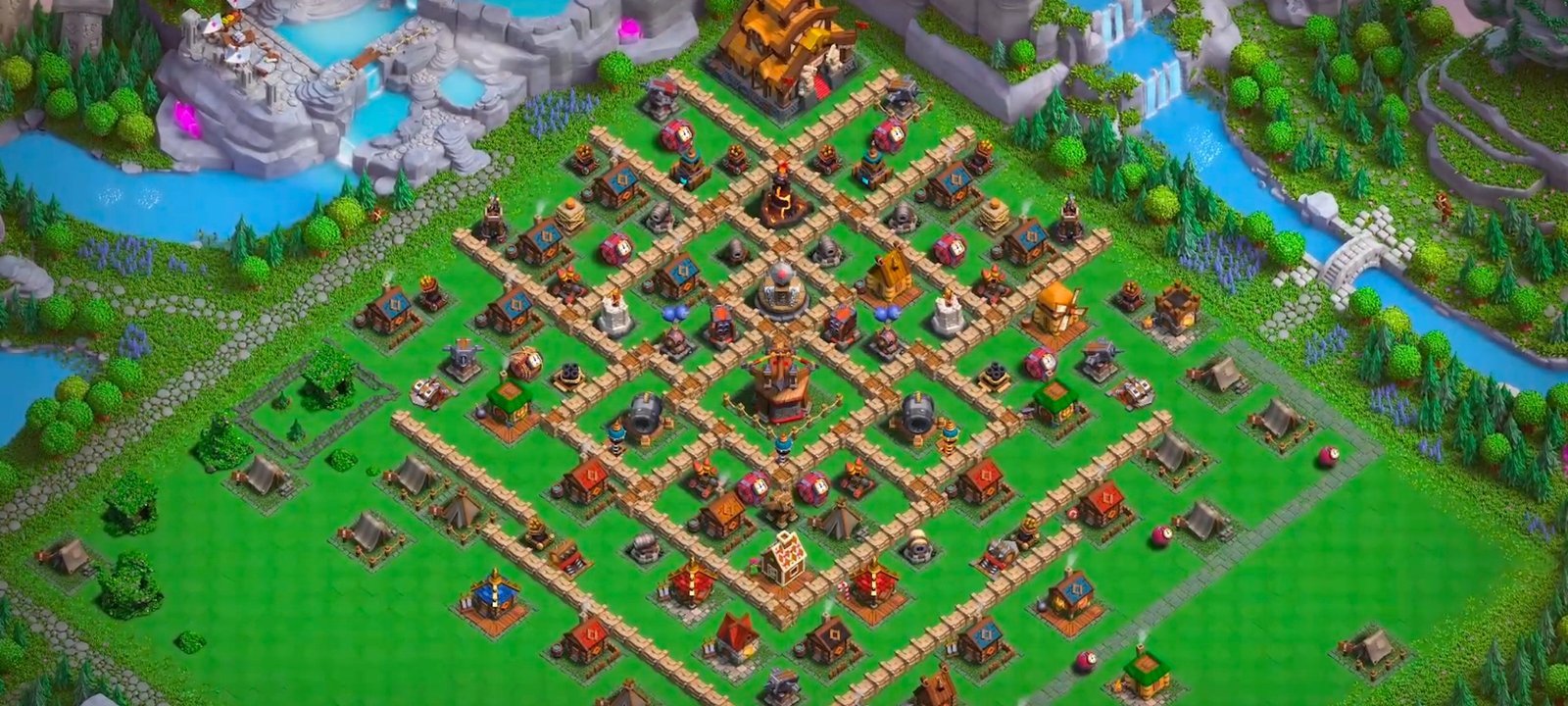 best capital peak level 7 base links for clan capital copy top defense layouts in clash of clans 01