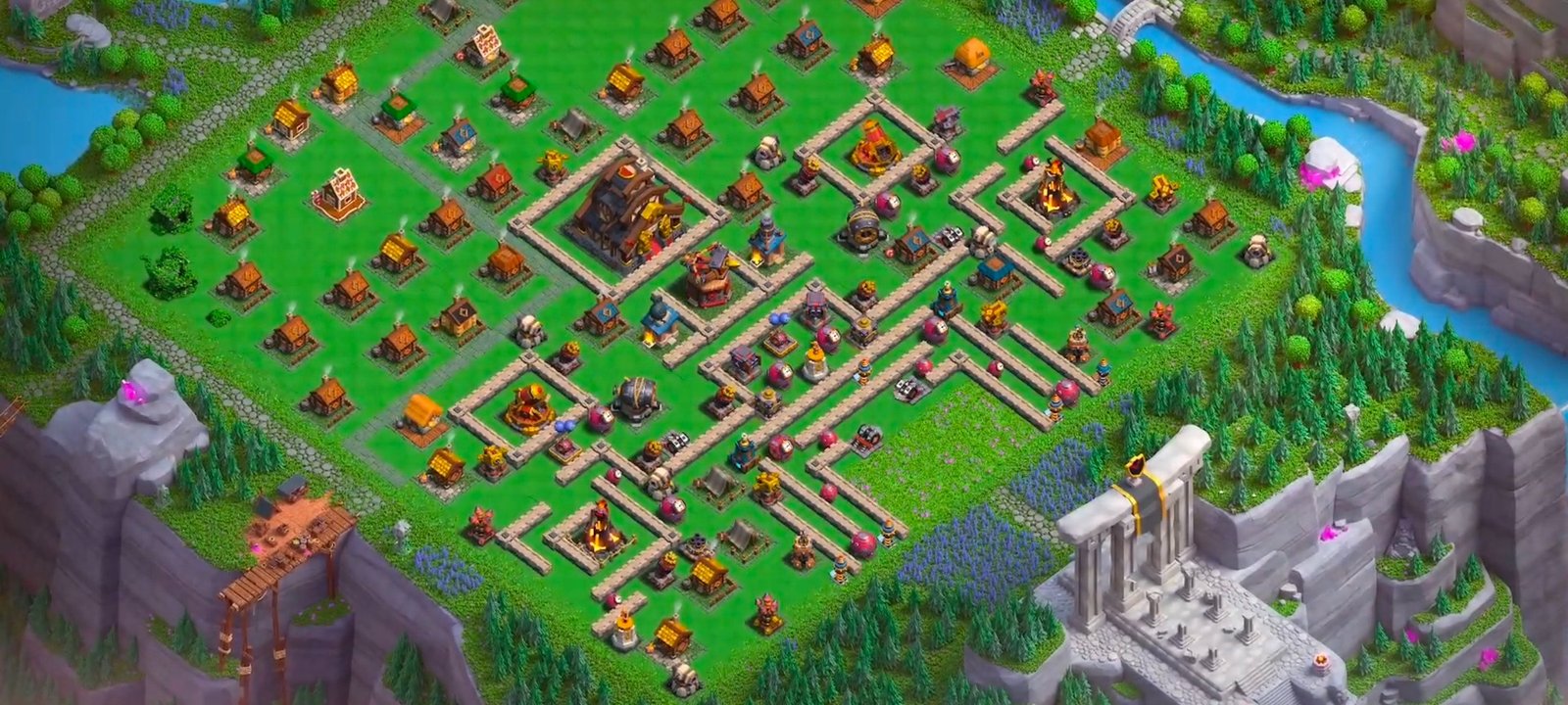 best capital peak level 9 base links for clan capital copy top defense layouts in clash of clans 01