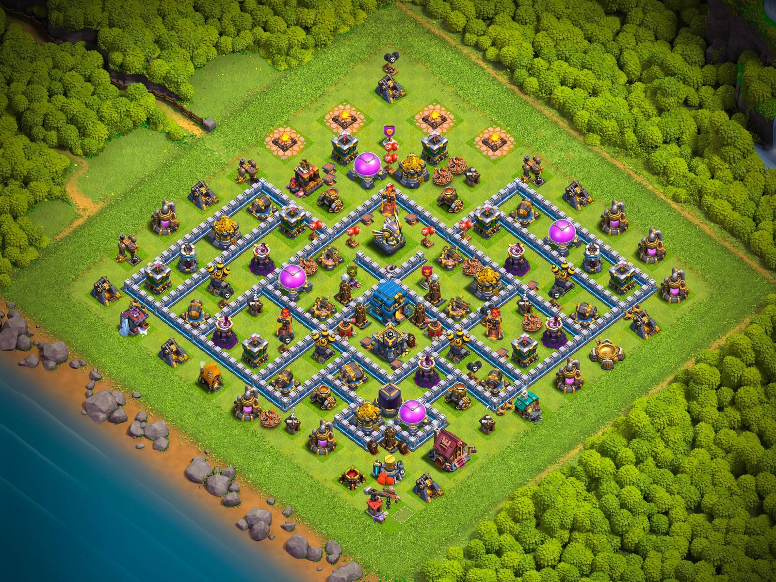 th12 legend league base layout used by top players 08 i1