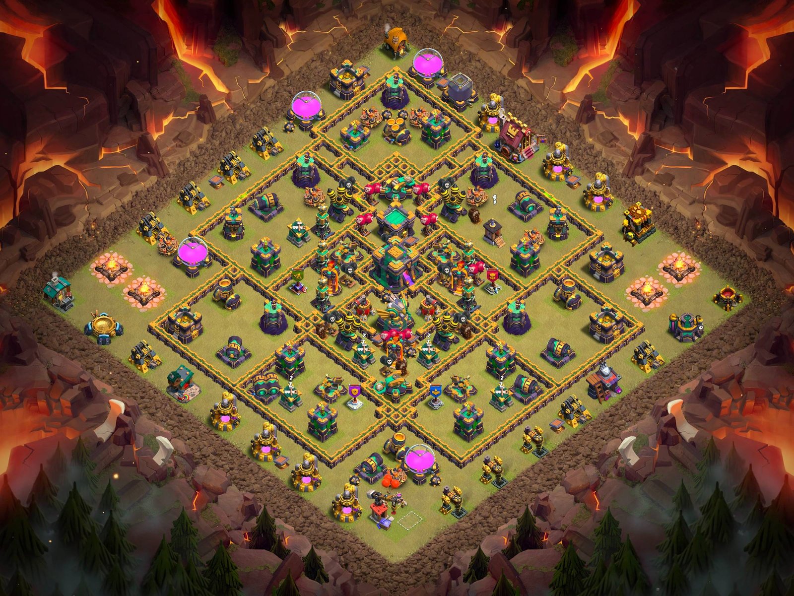 th14 anti 3 star layouts for clan wars and cwl 02 i1