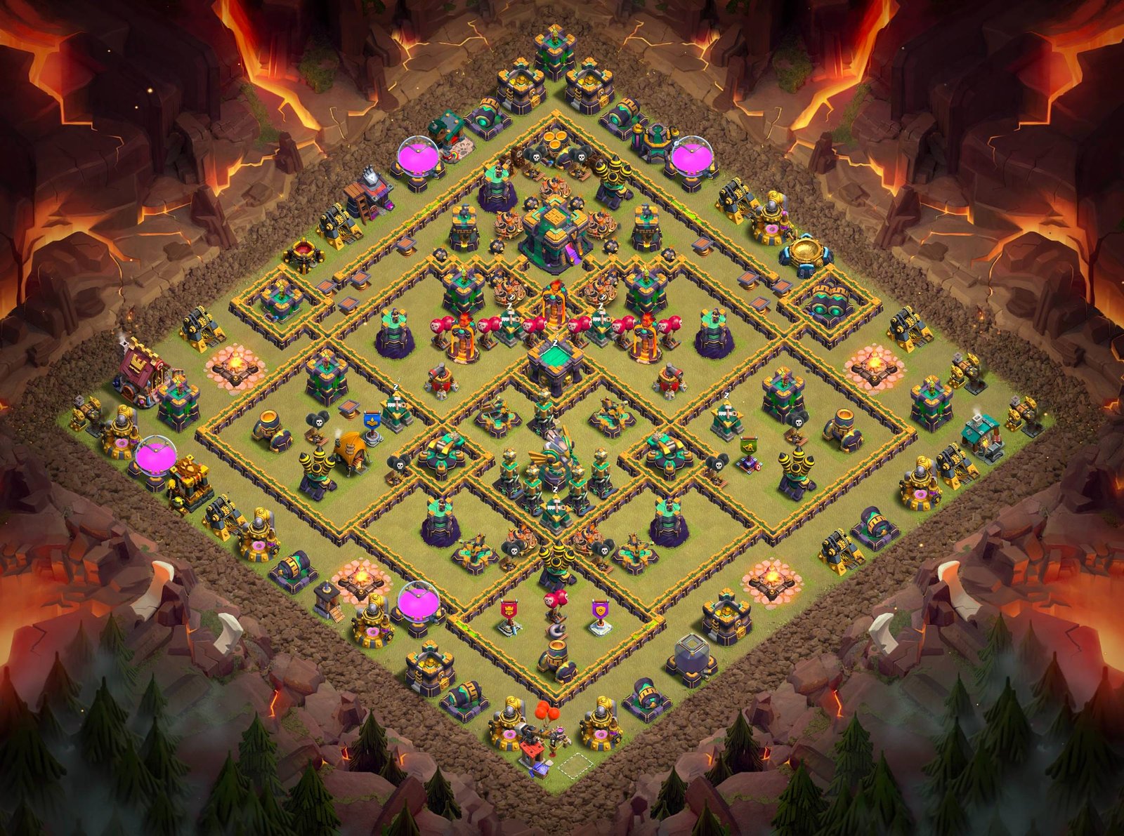 th14 anti 3 star layouts for clan wars and cwl 03 i1