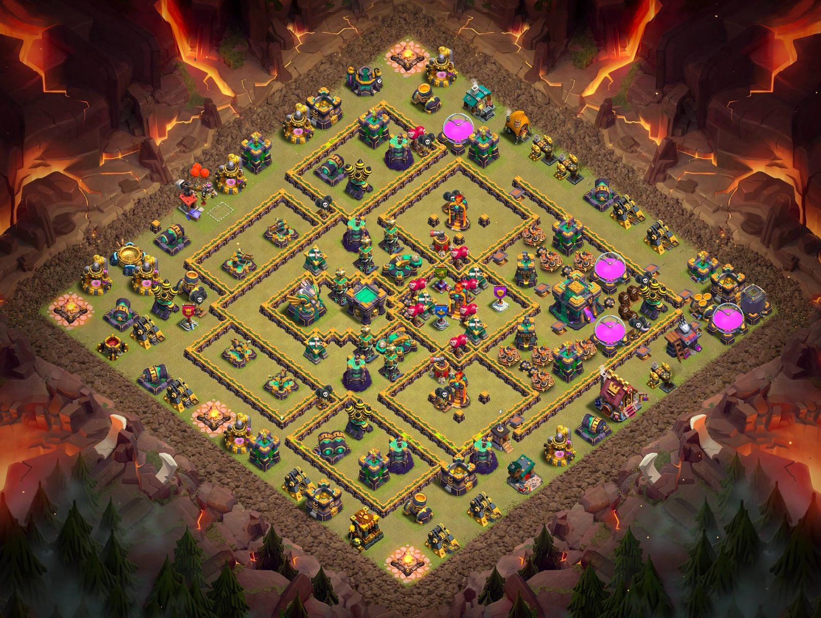 th14 anti 3 star layouts for clan wars and cwl 04 i1