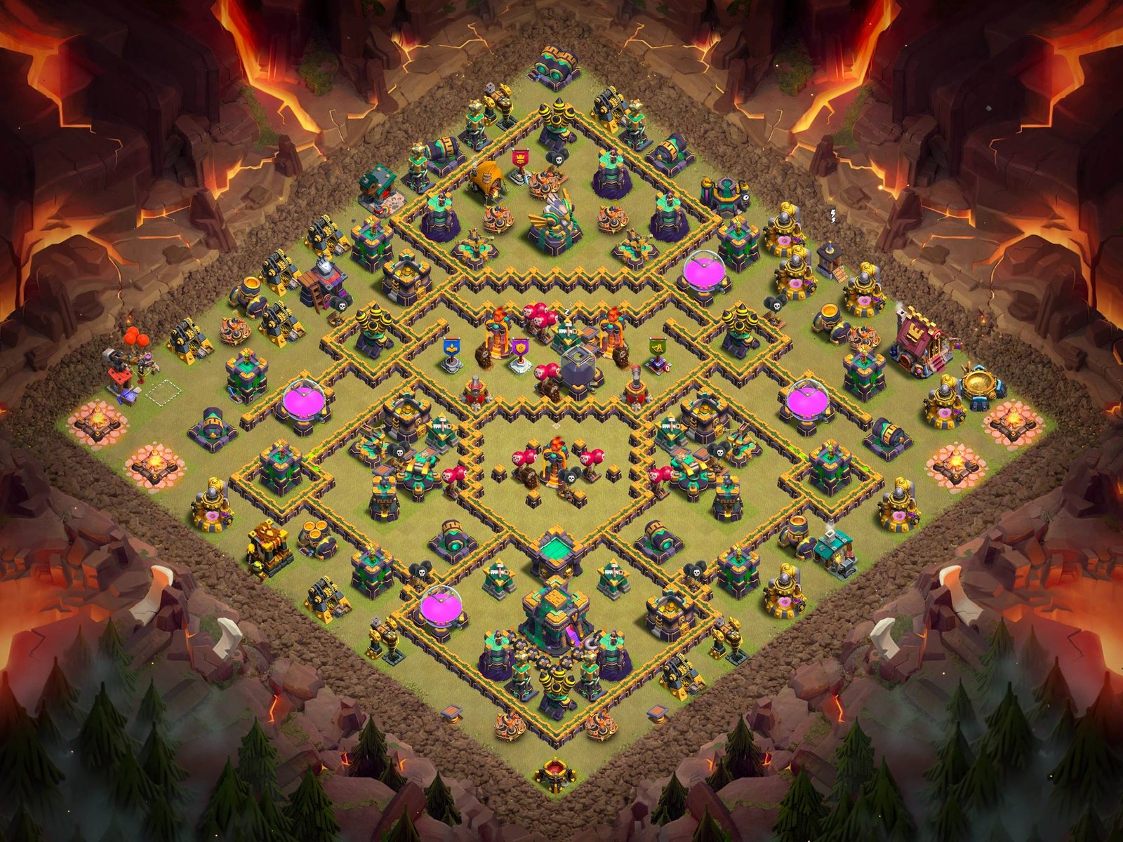 th14 anti 3 star layouts for clan wars and cwl 10 i1