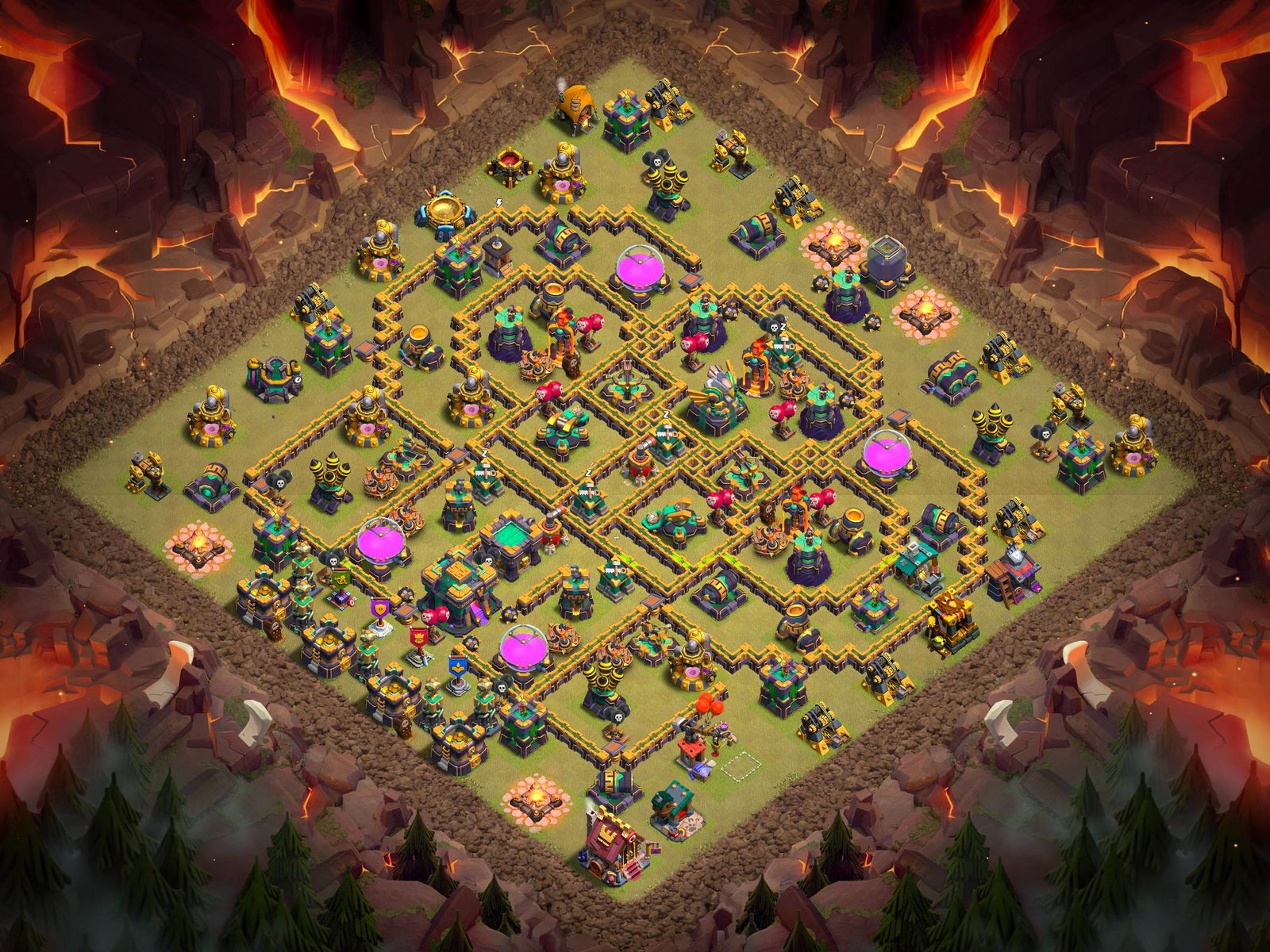 th14 anti 3 star layouts for clan wars and cwl 12 i1