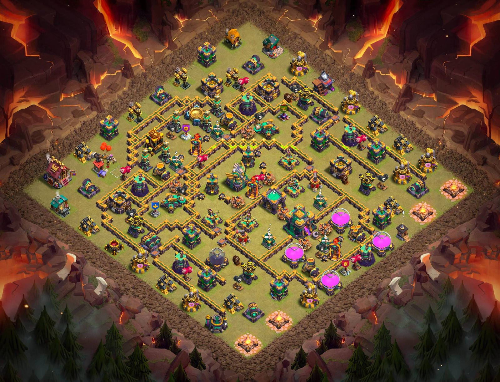 th14 anti 3 star layouts for clan wars and cwl 13 i1