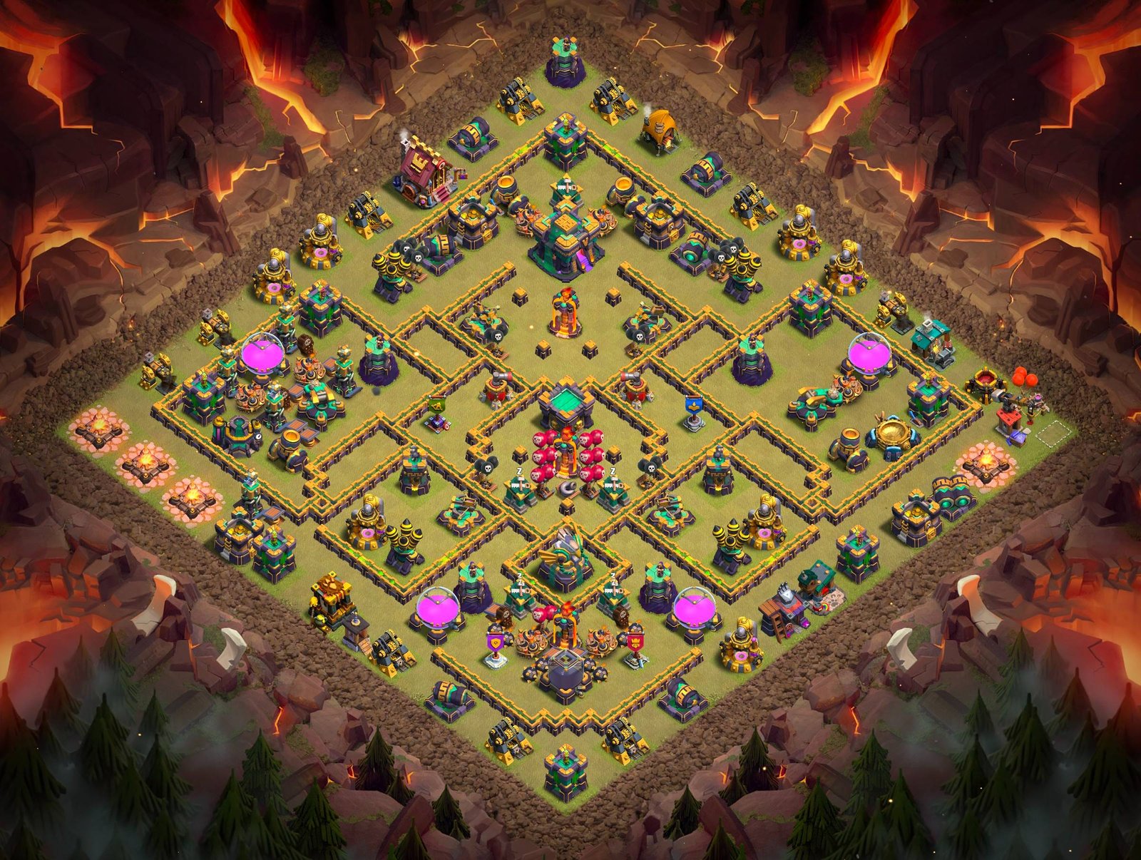 th14 anti 3 star layouts for clan wars and cwl 14 i1