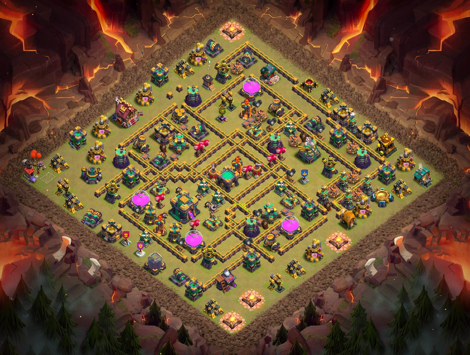 th14 anti 3 star layouts for clan wars and cwl 16 i1