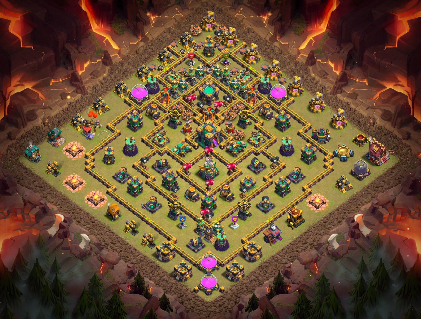 th14 anti 3 star layouts for clan wars and cwl 26 i1