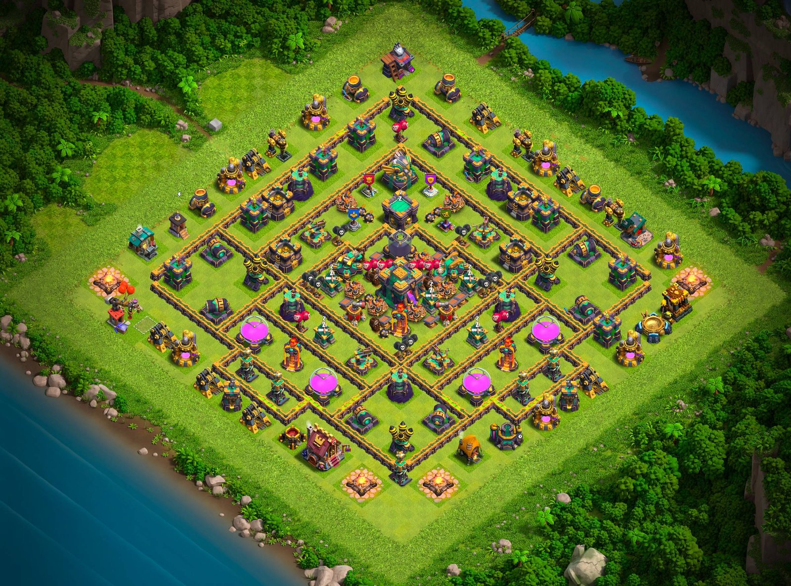 th14 legend league base layout used by top players 05 i1