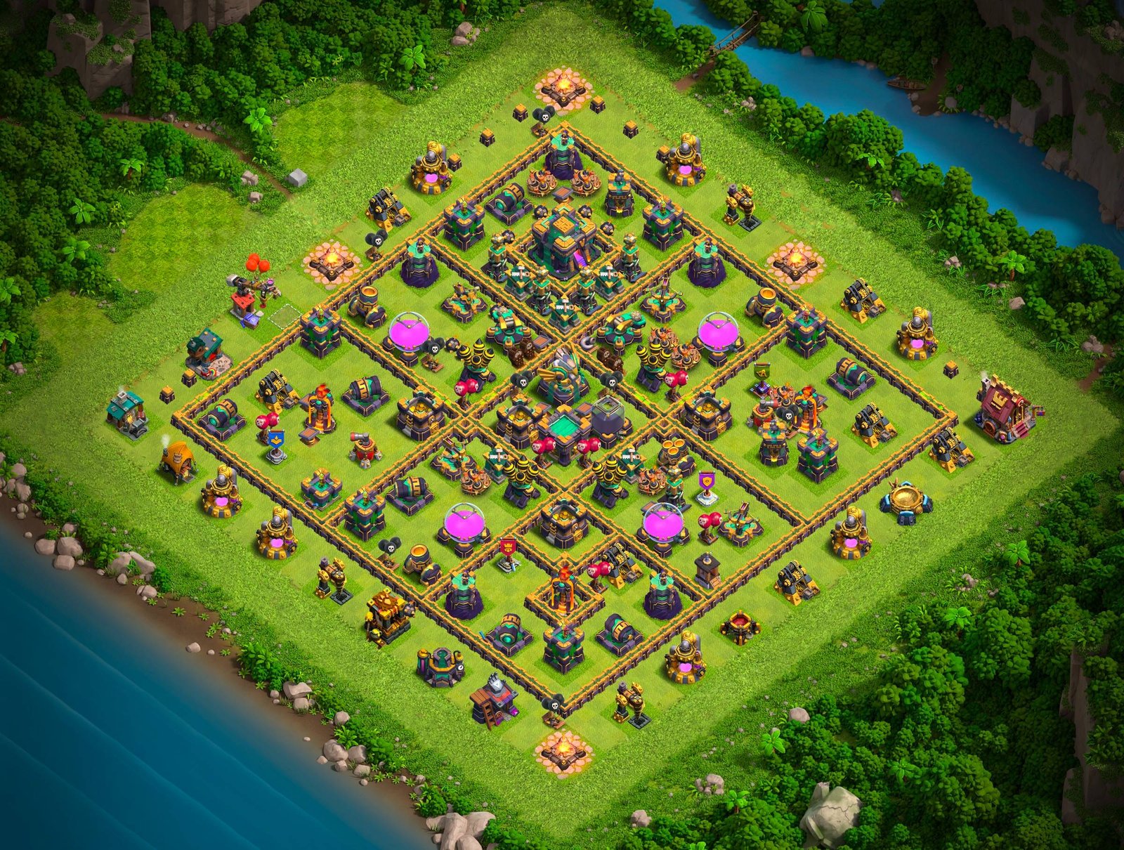 th14 legend league base layout used by top players 09 i1