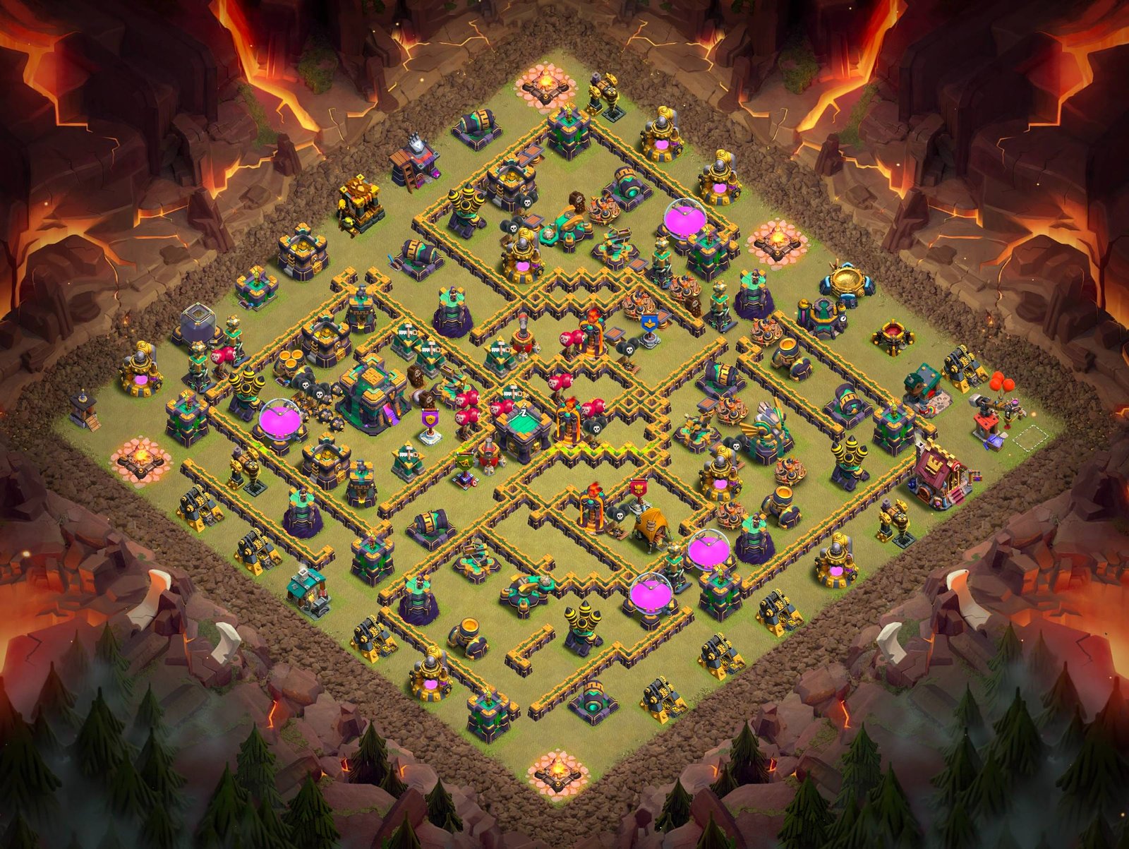th14 tournament base used in clash of clans world championship 07 i1
