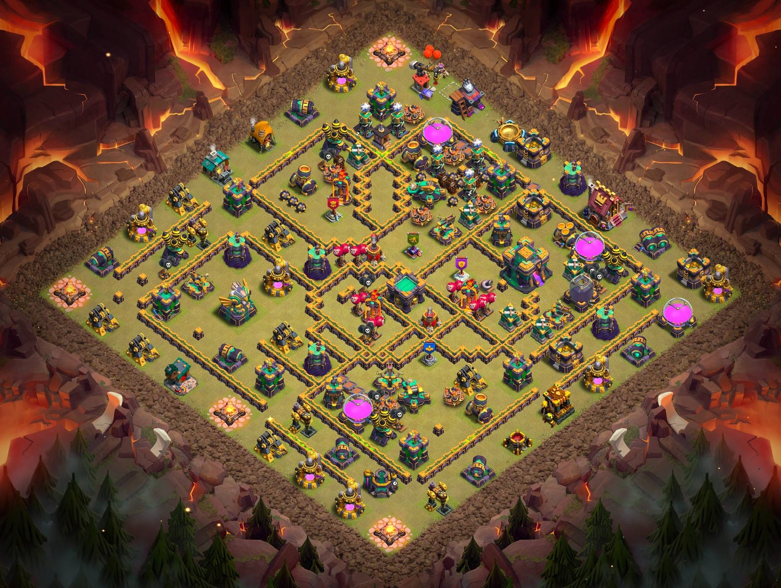 th14 tournament base used in clash of clans world championship 12 i1