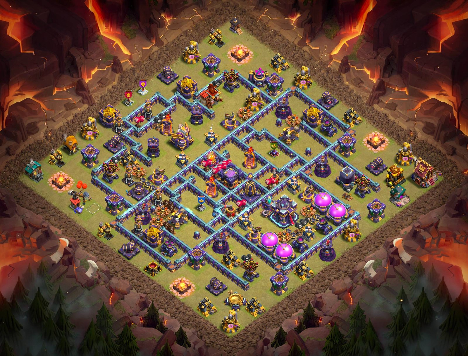 th15 tournament base used in clash of clans world championship 08 i1