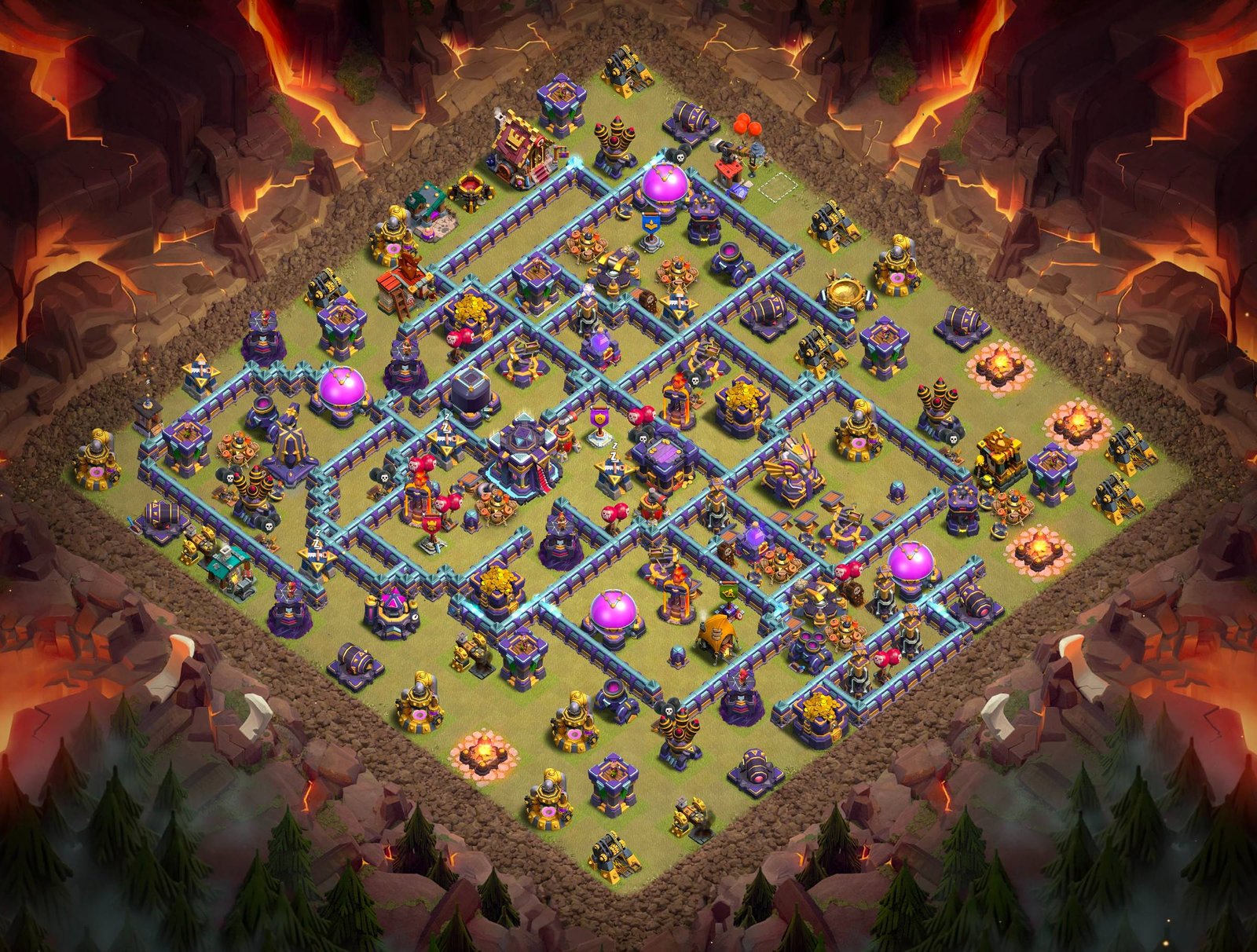 th15 tournament base used in clash of clans world championship 23 i1