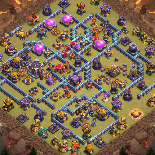 TH15 Tournament Base Used in Clash of Clans World Championship. tiny (#02)