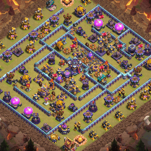TH15 Tournament Base Used in Clash of Clans World Championship. tiny (#09)