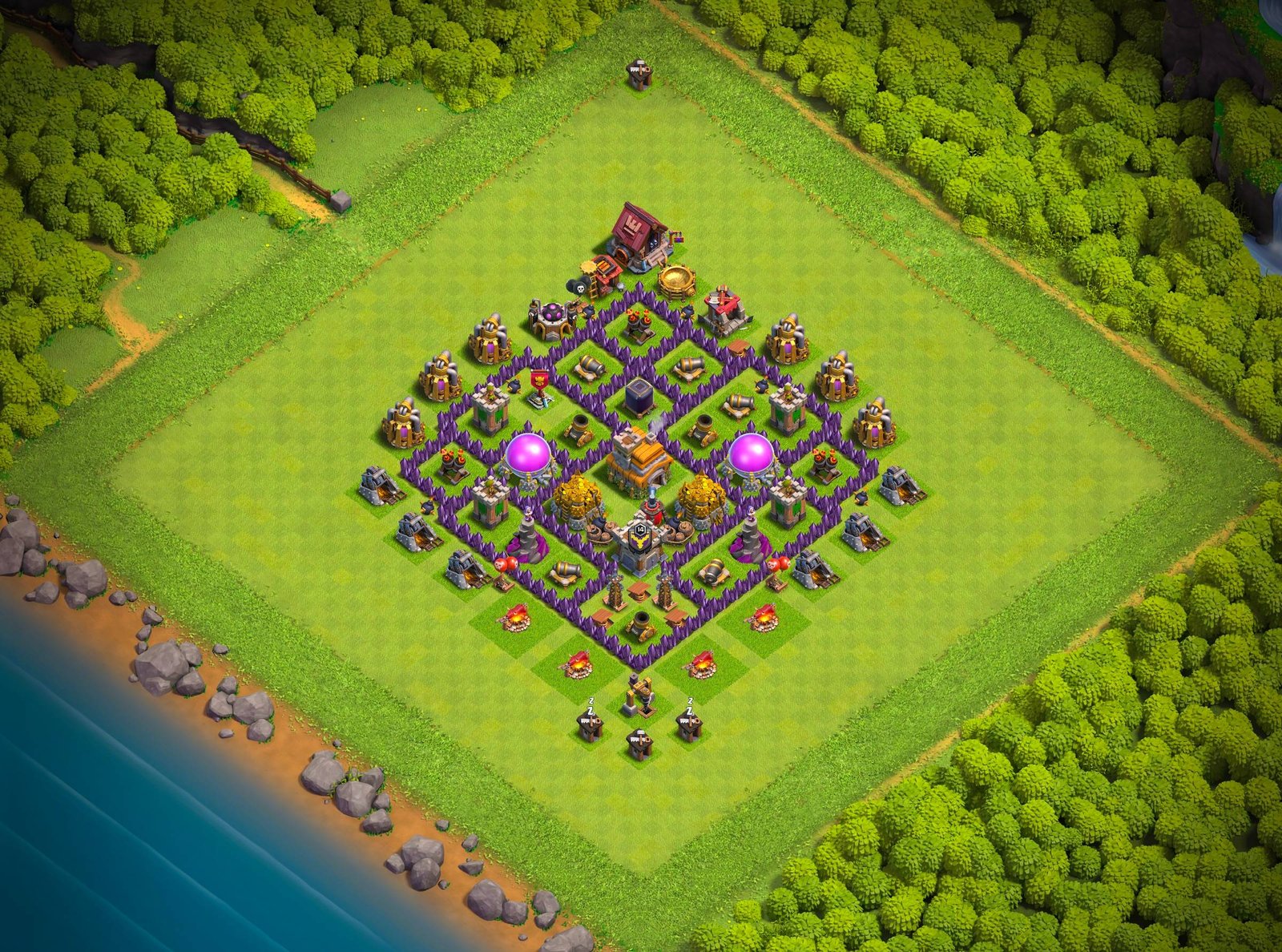 th7 farming base layout designed for loot protection in clash of clans 05 i1