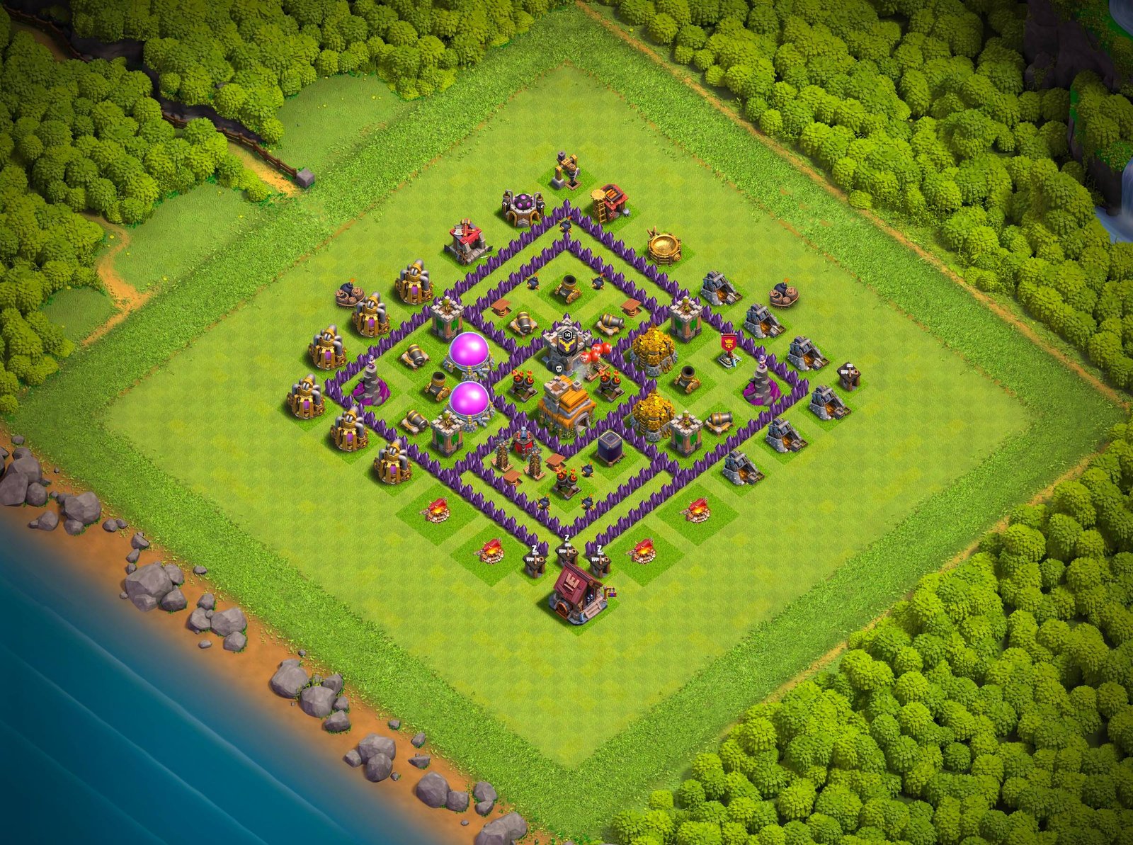 th7 farming base layout designed for loot protection in clash of clans 08 i1