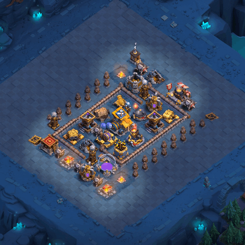 Best BH10 base with link for Builder Hall 10 defense in Clash of Clans Base No.14