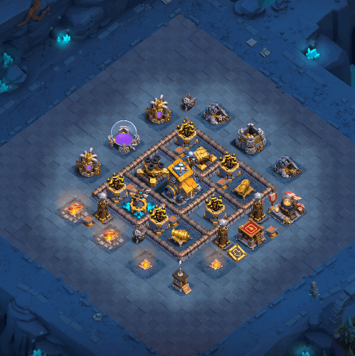 Best BH10 base with link for Builder Hall 10 defense in Clash of Clans Base No.15