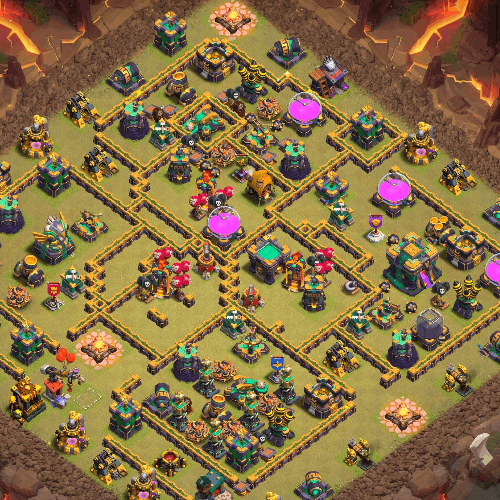 TH14 Anti 3 Star layouts for Clan Wars and CWL. tiny (#05)