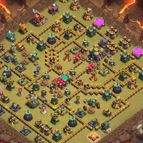TH14 Anti 3 Star layouts for Clan Wars and CWL. tiny (#19)