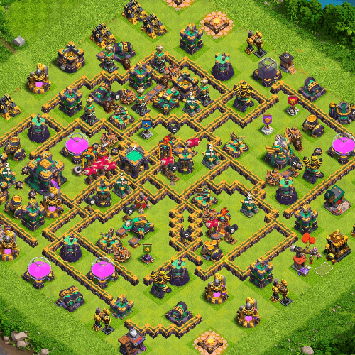 TH14 Legend League Base Layout Used by Top Players. tiny #16