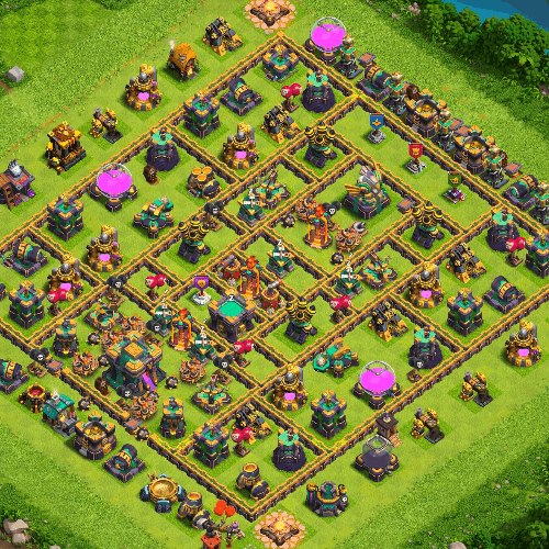 TH14 Legend League Base Layout Used by Top Players. tiny #2