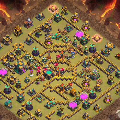 TH14 Tournament Base Used in Clash of Clans World Championship. tiny (#07)