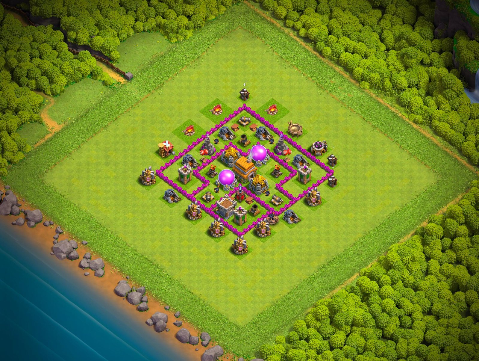 th6 farming base layout designed for loot protection in clash of clans 09 i1