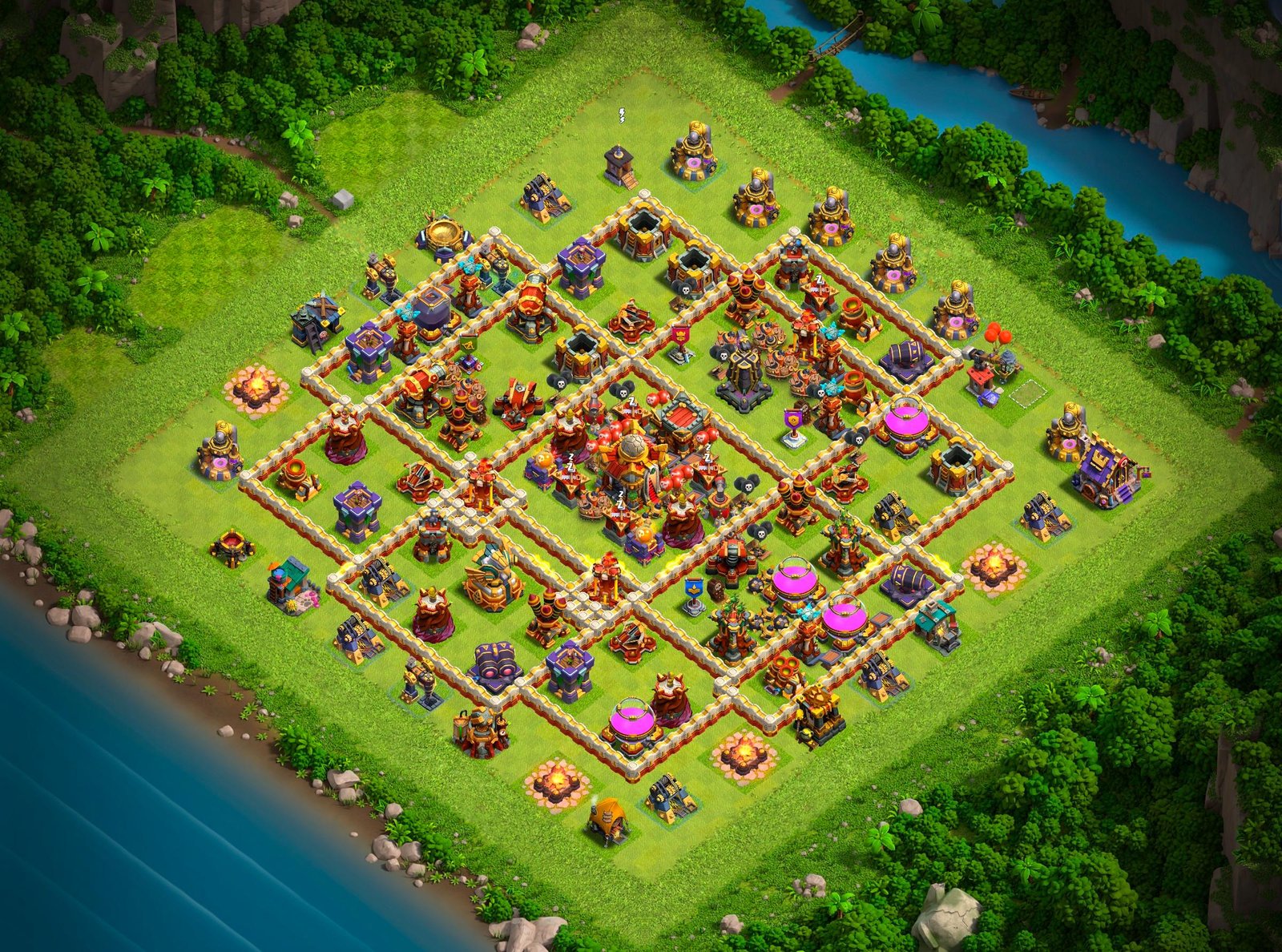 th16 legend league base layout used by top players 11 i3