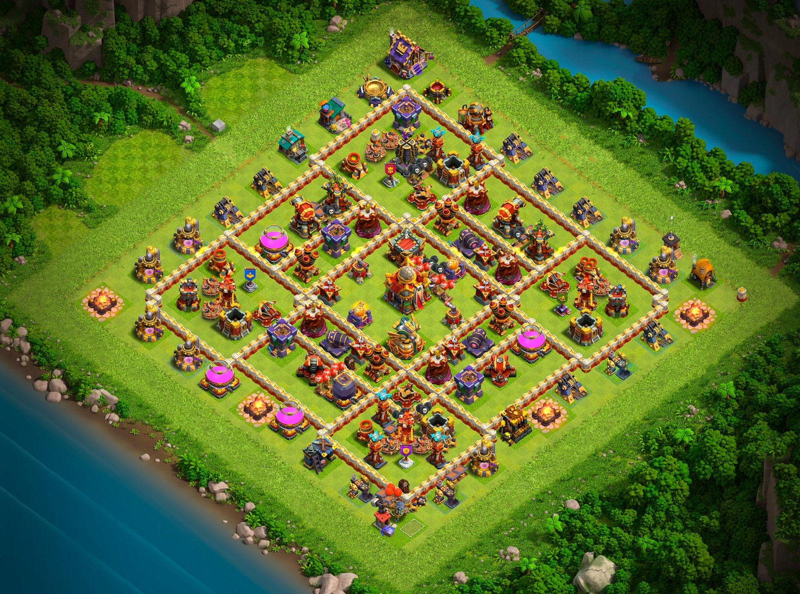 th16 legend league base layout used by top players 15 i3