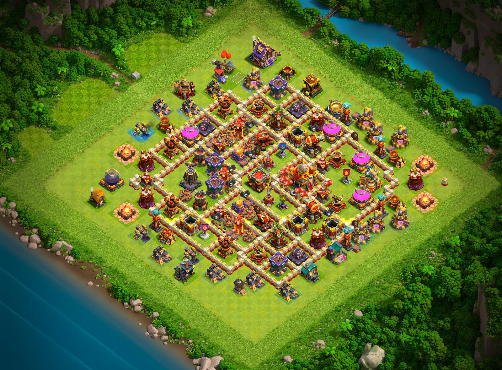 th16 legend league base layout used by top players 19 i3