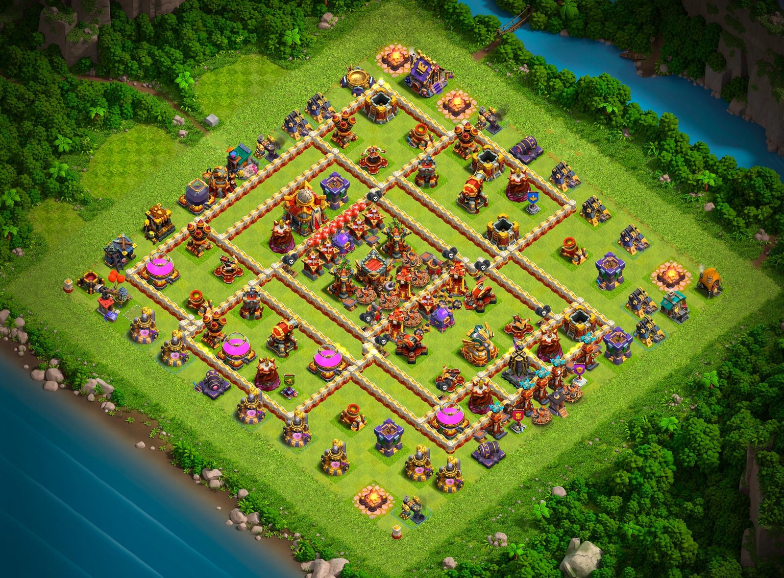 th16 legend league base layout used by top players 20 i3