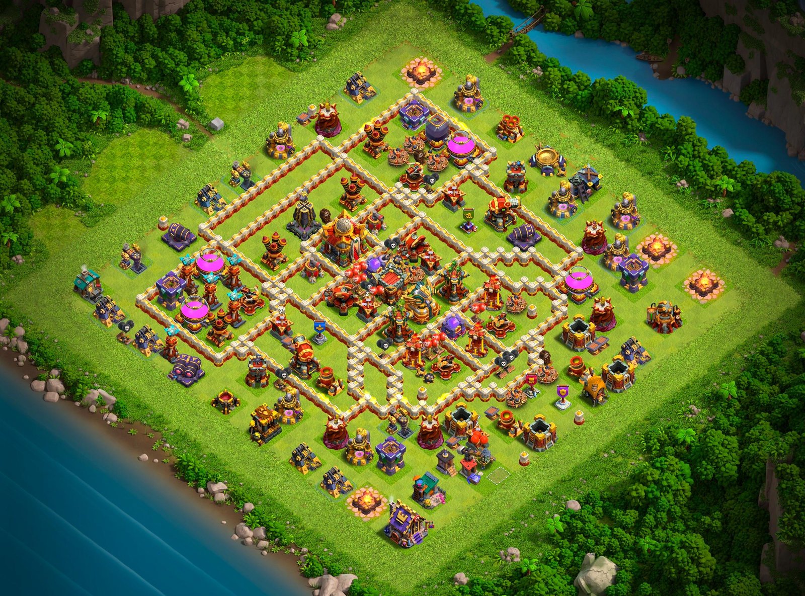 th16 legend league base layout used by top players 22 i3