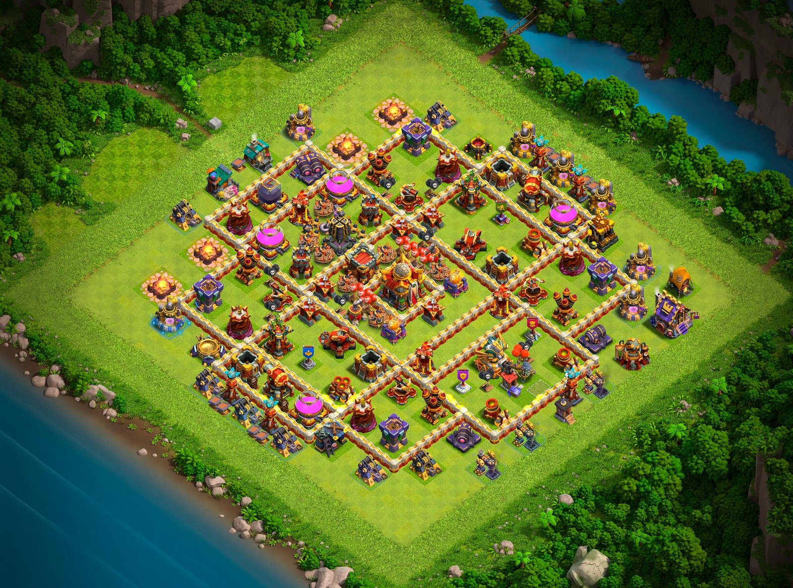 th16 legend league base layout used by top players 24 i3