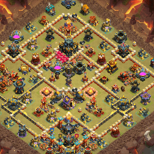 TH17 Anti 3 Star layouts for Clan Wars and CWL. tiny (#04)
