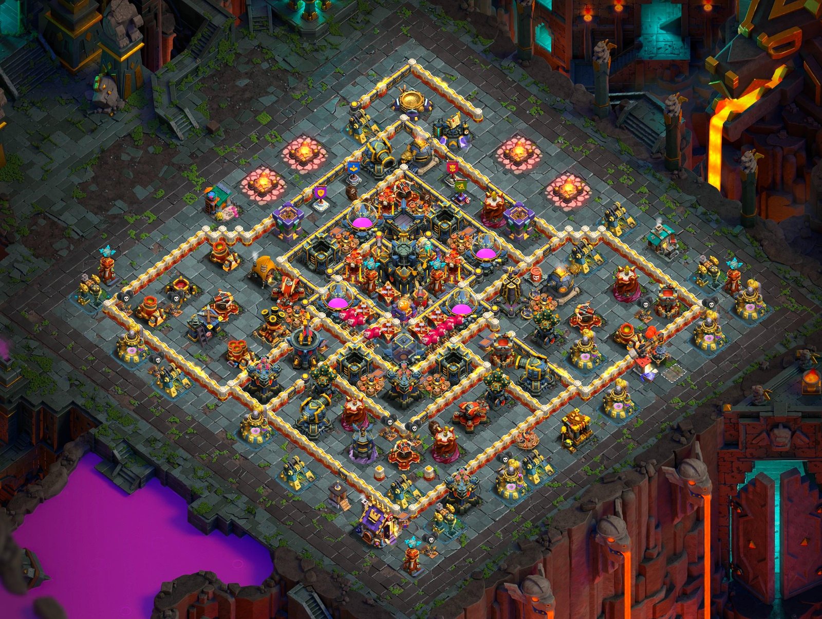 th17 farming base layout designed for loot protection in clash of clans 11 i1