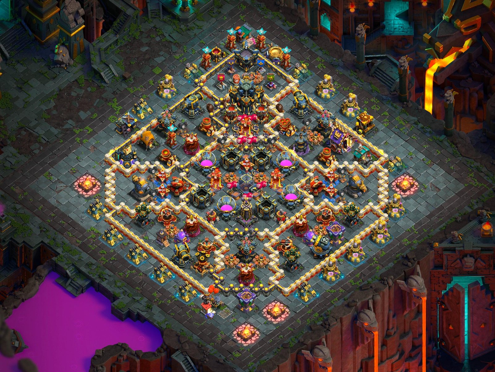 th17 farming base layout designed for loot protection in clash of clans 15 i1