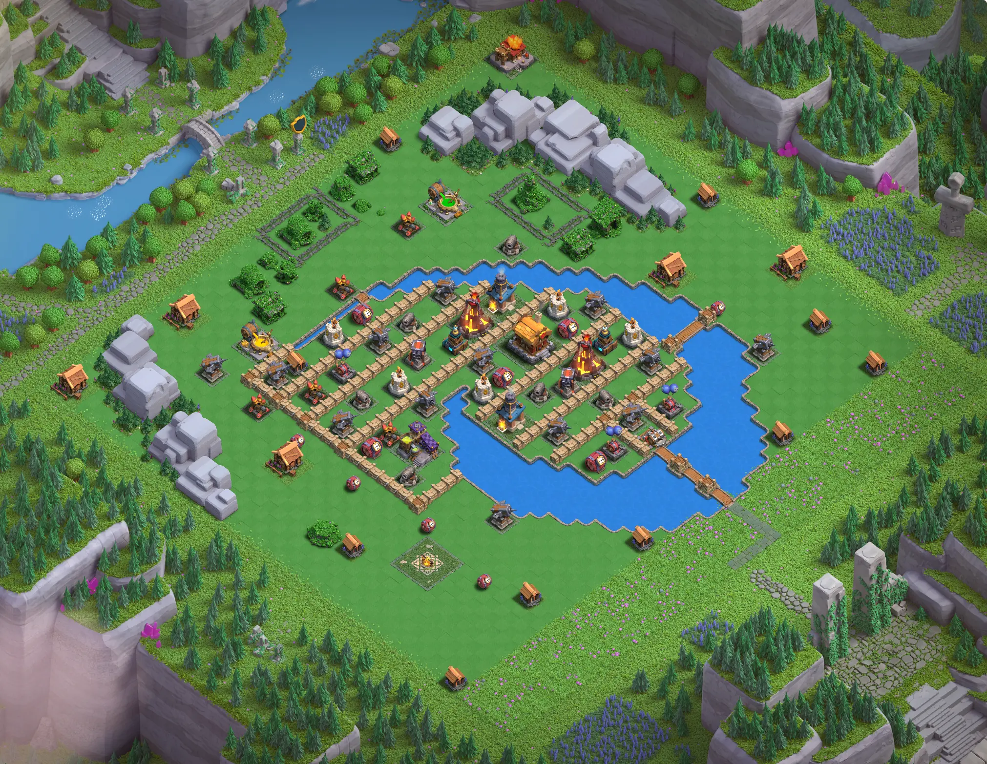 best wizard valley district level 3 base links for clan capital copy top defense layouts