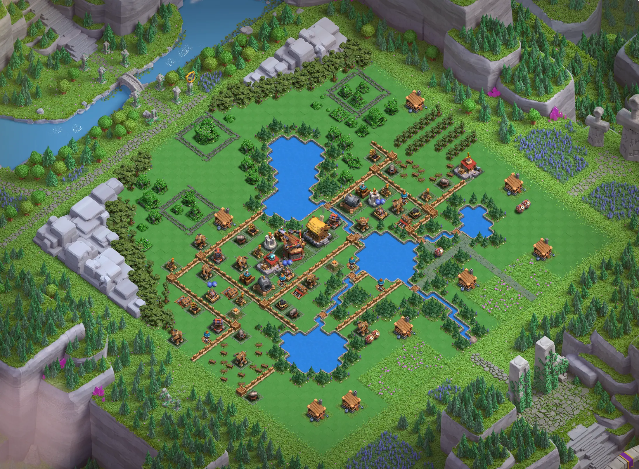 Best Builders Workshop Level 2 Base Links for Clan Capital Base no. 1