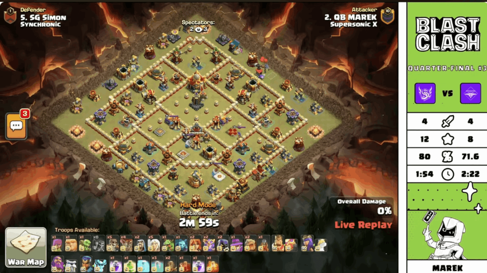 th16 tournament base used in clash of clans world championship 21 img2