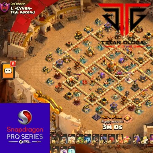 th16 tournament base used in clash of clans world championship 74 i4 TH16 Tournament Base Used in Clash of Clans World Championship (#74) Img1