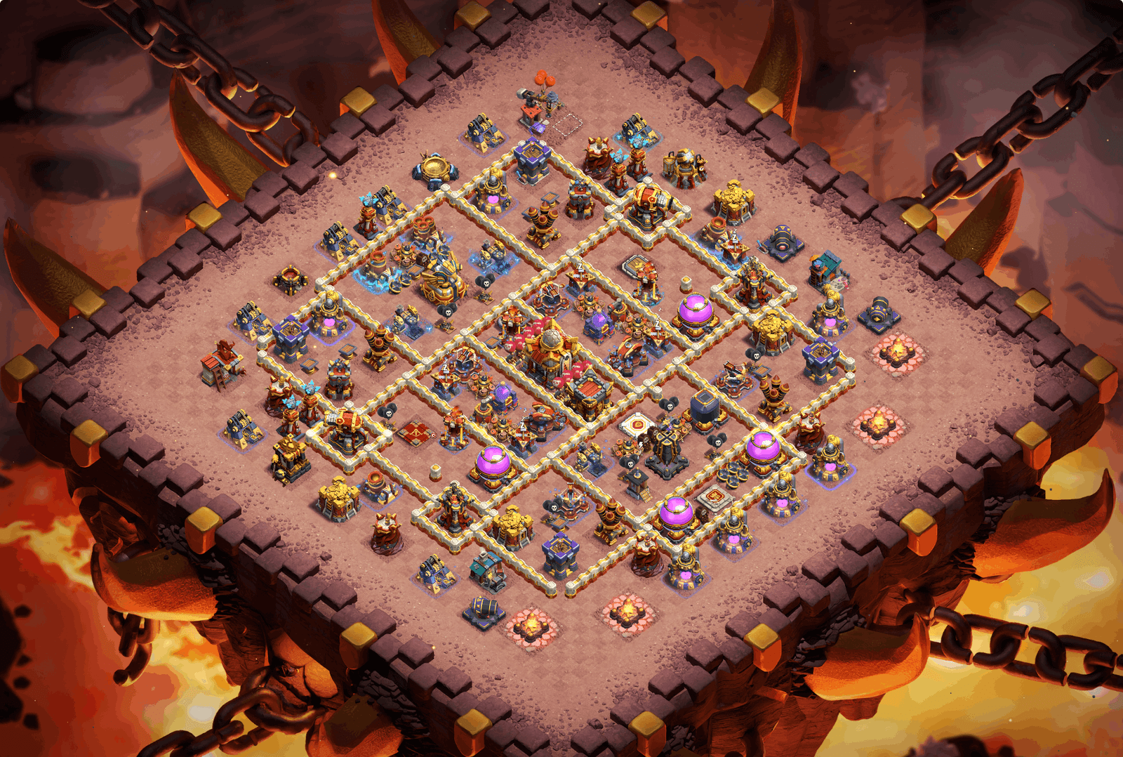 th16 tournament base used in clash of clans world championship 74 i6