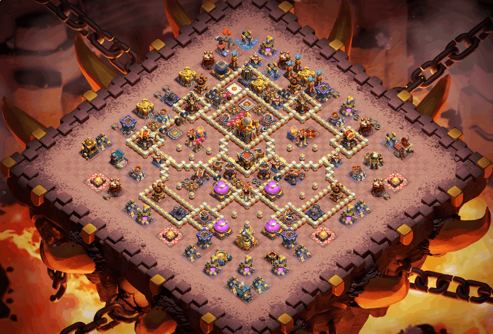 th16 tournament base used in clash of clans world championship 75 i6