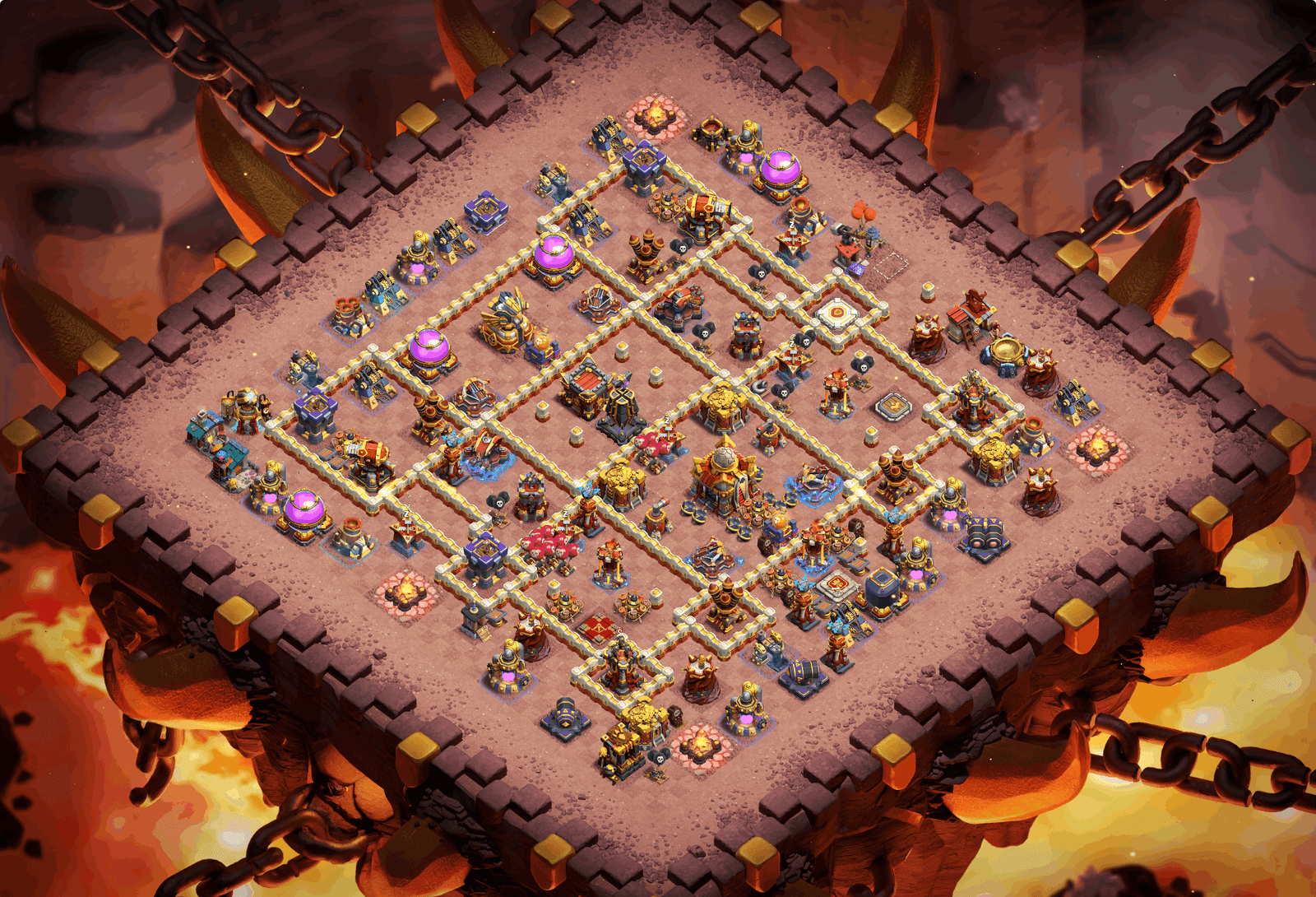 th16 tournament base used in clash of clans world championship 78 i6