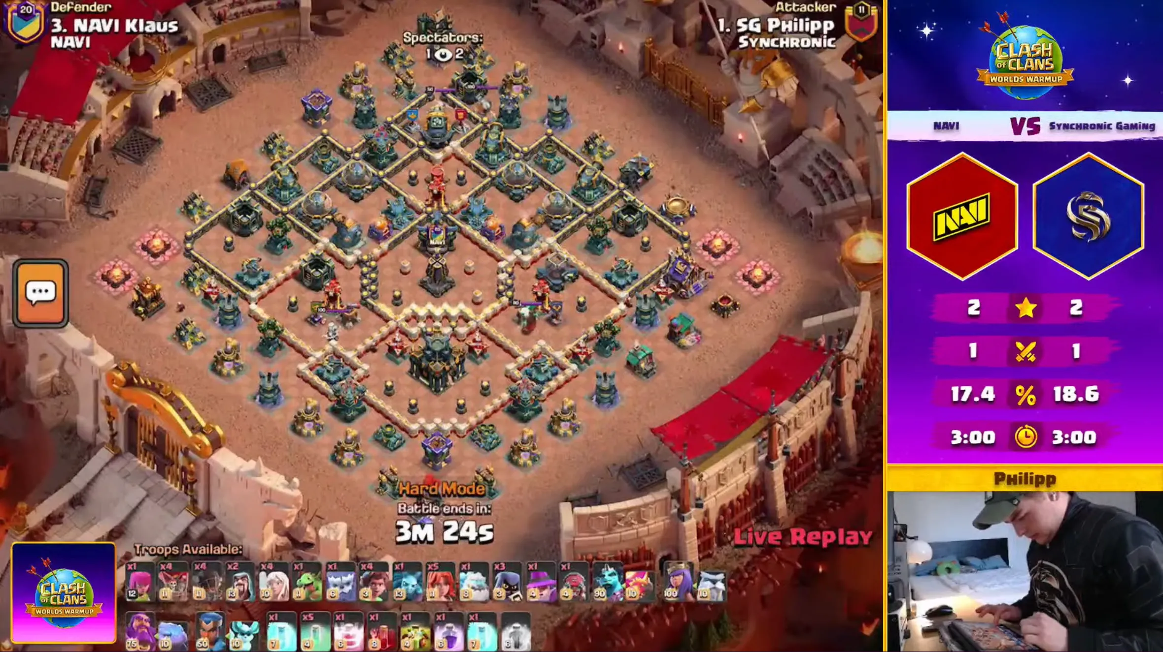 th17 tournament base used in clash of clans world championship 02 i2