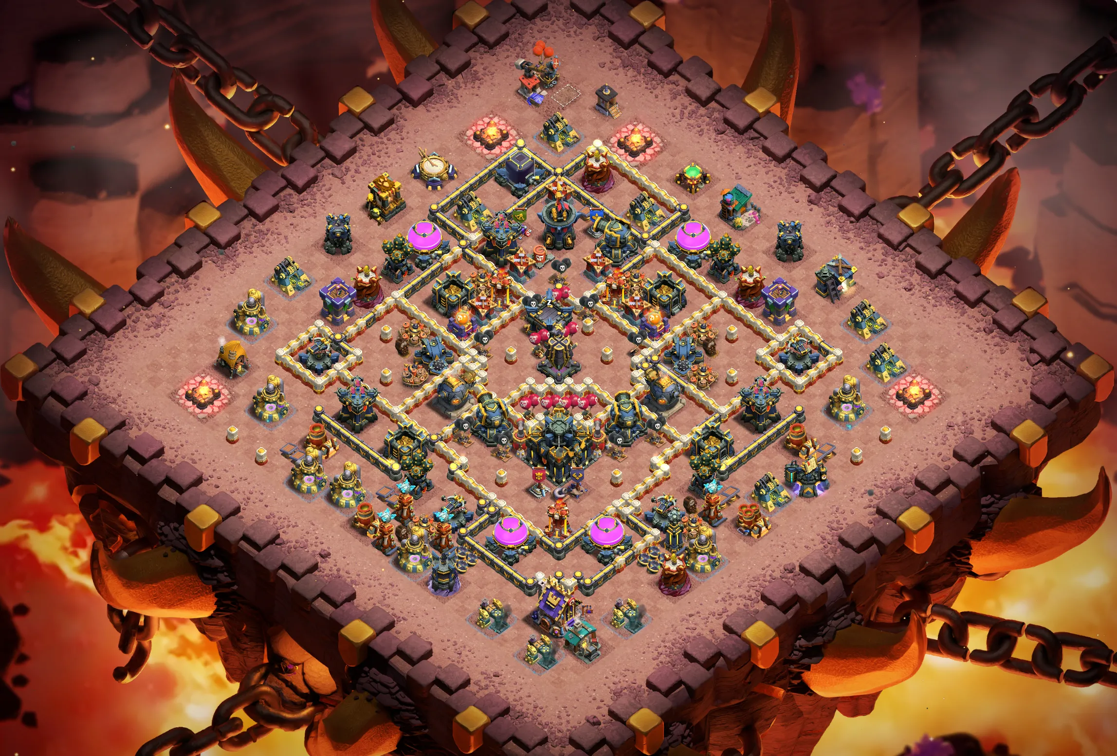 th17 tournament base used in clash of clans world championship 07 i3