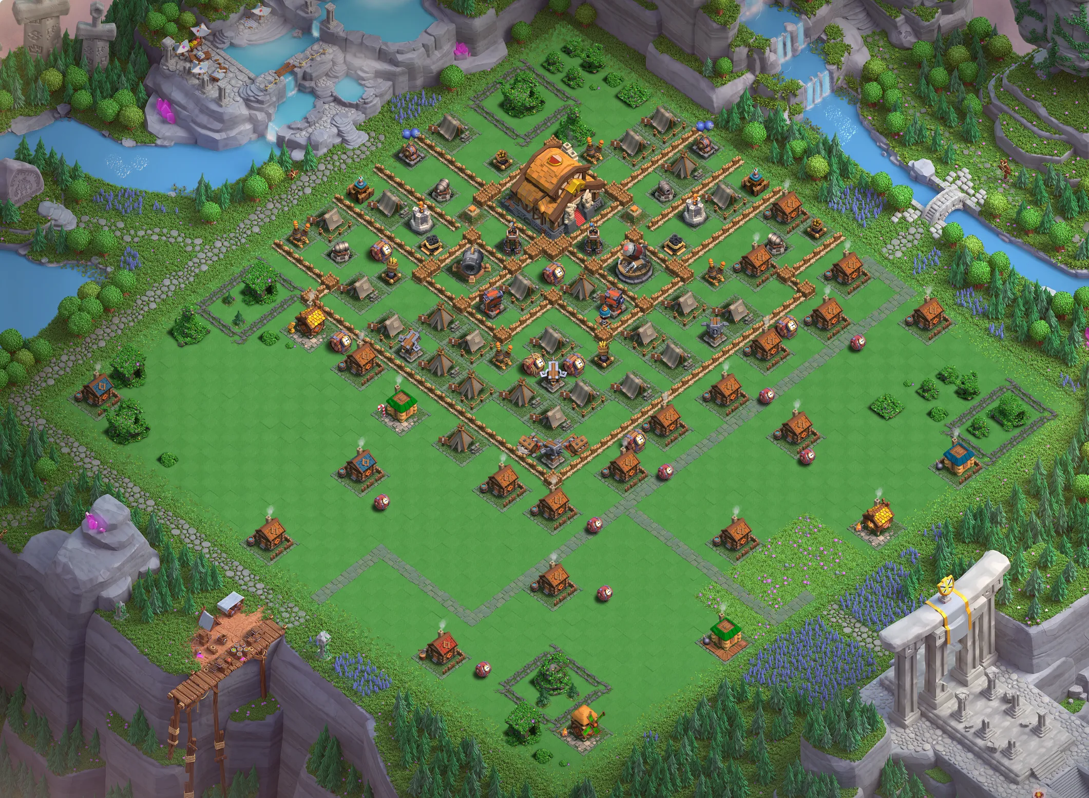 best capital peak level 5 base links for clan capital copy top defense layouts in clash of clans 2