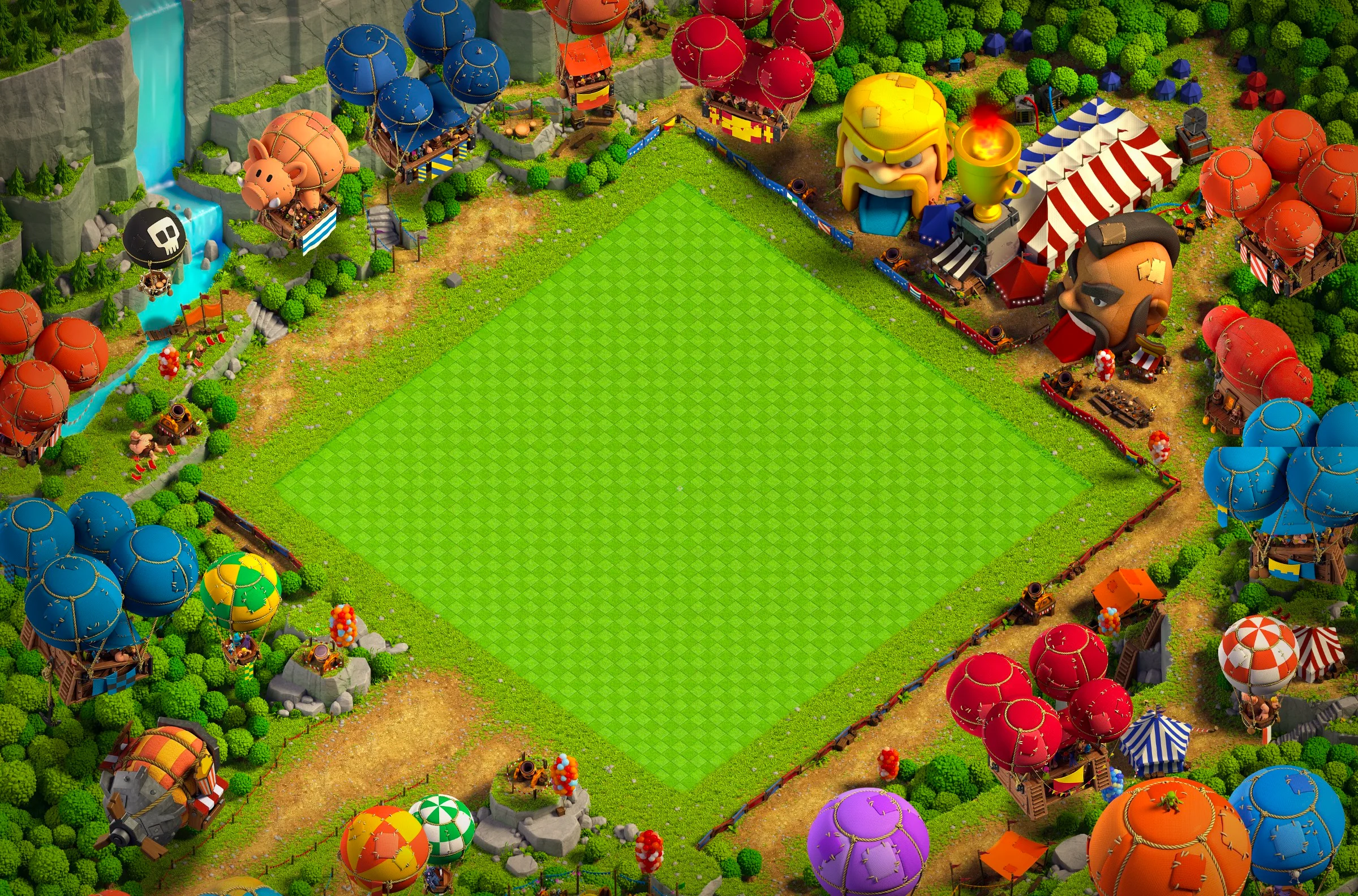 clash festscenery in clash of clans